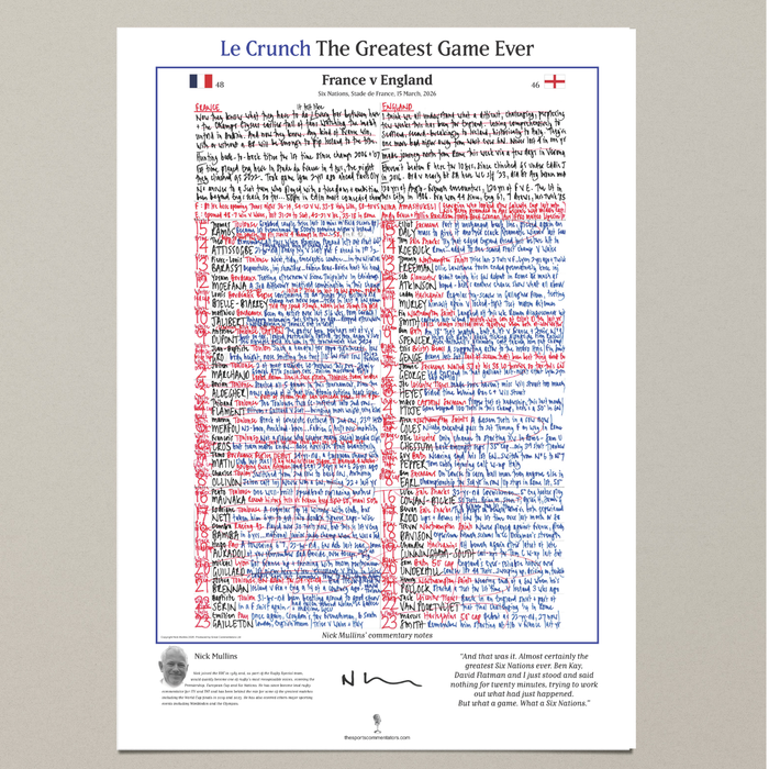 RUGBY UNION France v England, Six Nations, Stade de France, Paris. 14 March, 2026. Nick Mullins.