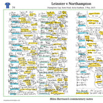 RUGBY UNION Leinster v Northampton, Champions Cup Semi-Final, Aviva Stadium, Dublin, 3 May, 2025. Miles Harrison,.
