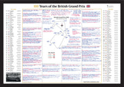 Print only of David Croft's commentary notes, British Grand Prix 2026, Silverstone, 100th anniversary edition.