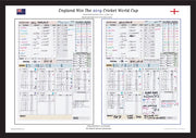 CRICKET England v New Zealand ICC Cricket World Cup Final Lord’s London. July 14 2019. Andy Zaltzman - Picture Frames