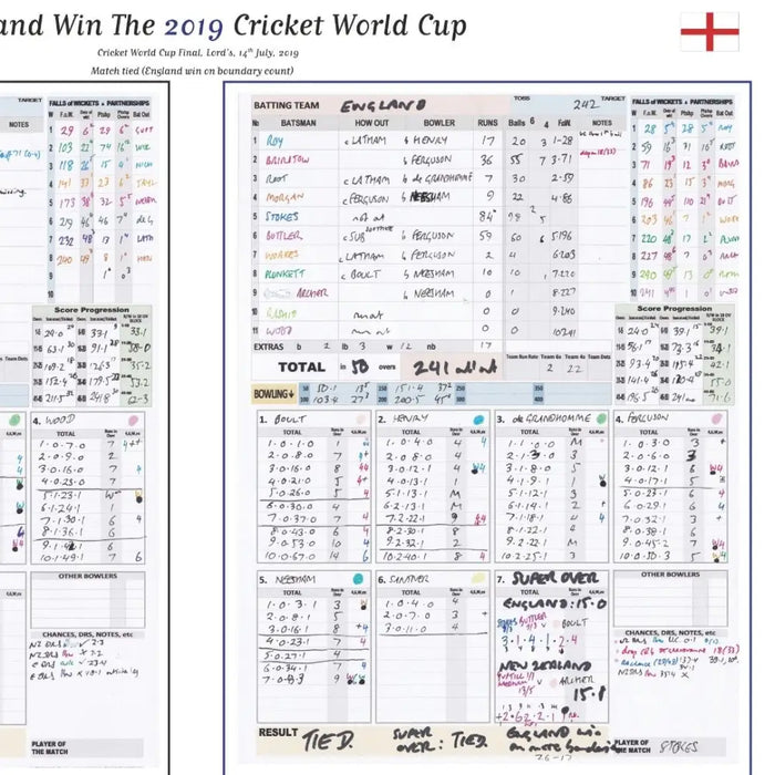 CRICKET England v New Zealand ICC Cricket World Cup Final Lord’s London. July 14 2019. Andy Zaltzman - Picture Frames
