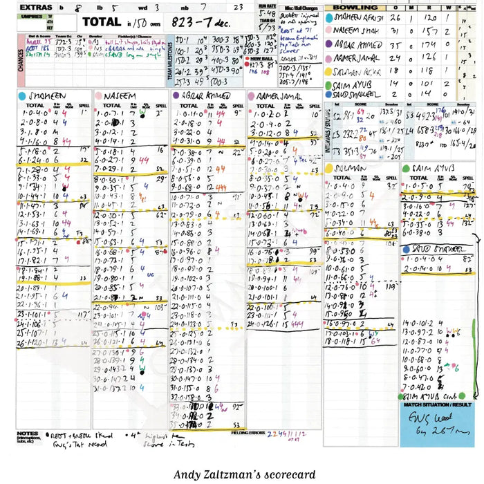 CRICKET Pakistan v England First Test Multan Pakistan. October 7-11 2024. Andy Zaltzman Picture Frames