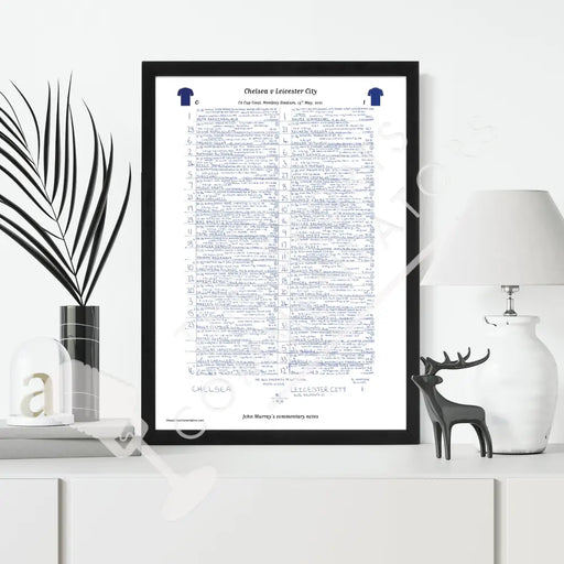 FOOTBALL Chelsea v Leicester City FA Cup Final Wembley Stadium May 15 2021. John Murray. Picture Frames
