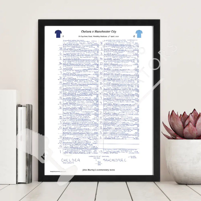 FOOTBALL Chelsea v Manchester City FA Cup Semi Final Wembley Stadium April 17 2021. John Murray. Picture Frames