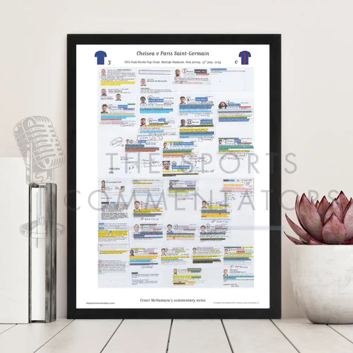 FOOTBALL FIFA Club World Cup Final FOOTBALL Chelsea v Paris St Germain MetLife Stadium New Jersey 13 July 2025. Conor