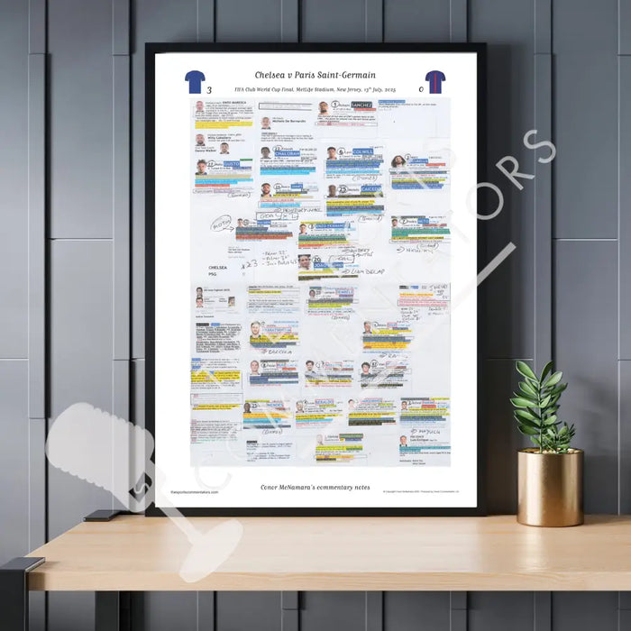 FOOTBALL FIFA Club World Cup Final FOOTBALL Chelsea v Paris St Germain MetLife Stadium New Jersey 13 July 2025. Conor