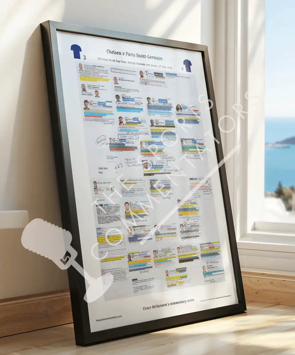 FOOTBALL FIFA Club World Cup Final FOOTBALL Chelsea v Paris St Germain MetLife Stadium New Jersey 13 July 2025. Conor