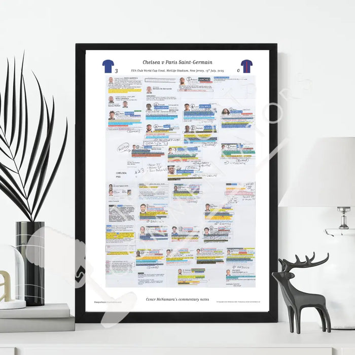 FOOTBALL FIFA Club World Cup Final FOOTBALL Chelsea v Paris St Germain MetLife Stadium New Jersey 13 July 2025. Conor