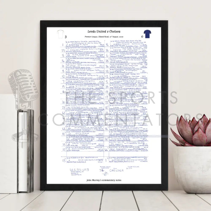 FOOTBALL Leeds United v Chelsea Premier League Elland Road August 21 2022. John Murray. Picture Frames