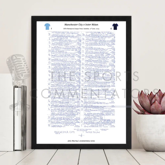 FOOTBALL Manchester City v Inter Milan UEFA Champions League Final Istanbul June 10 2023. John Murray. Picture Frames