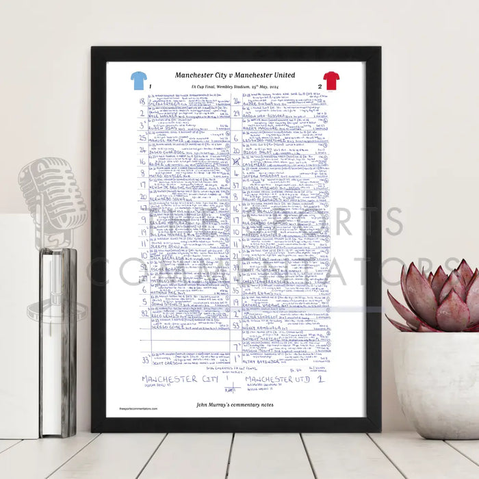 FOOTBALL Manchester City v Manchester United FA Cup Final Wembley Stadium London. May 25 2024. John Murray. Picture