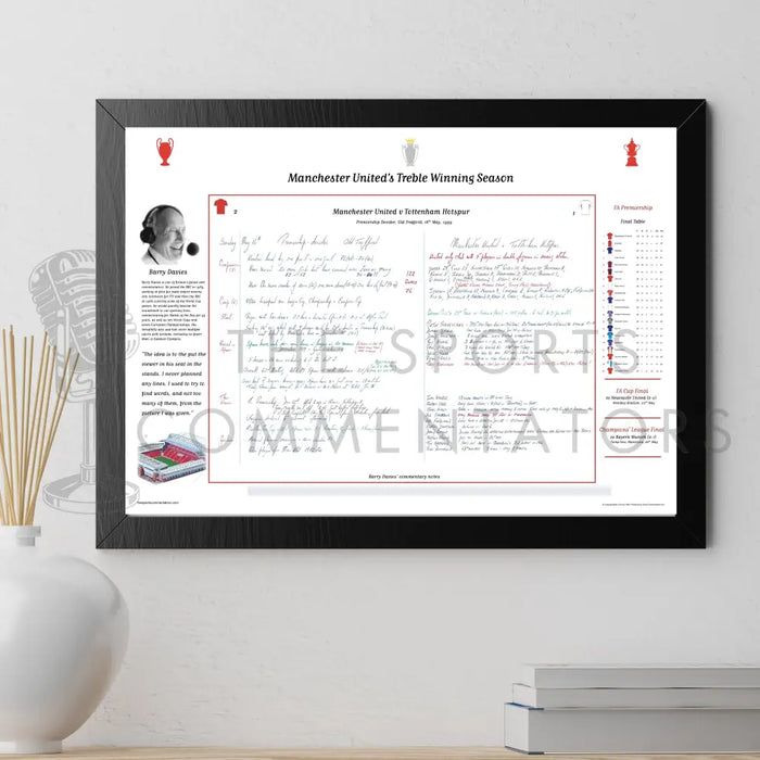 FOOTBALL Manchester United Treble Winning Season Special Manchester United v Tottenham Hotspur Old Trafford 16 May