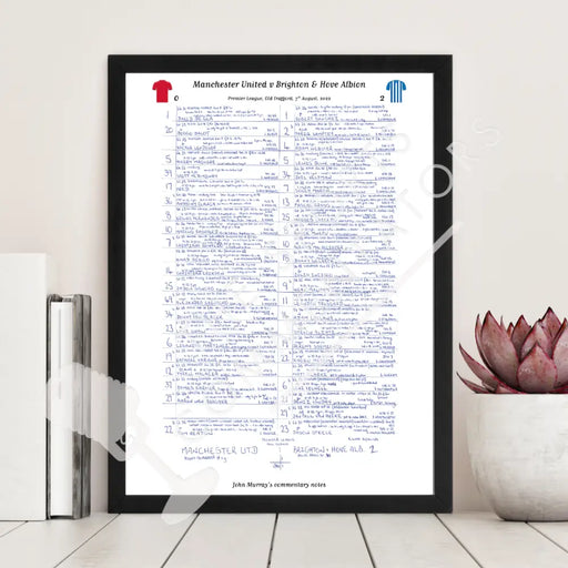 FOOTBALL Manchester United v Brighton & Hove Albion Premier League Old Trafford August 7 2022. John Murray. Picture