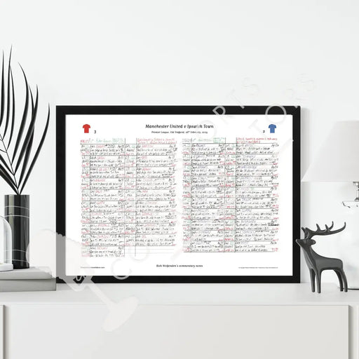 FOOTBALL Manchester United v Ipswich Town Premier League Old Trafford 26 February 2025. Rich Wolfenden. Picture Frames