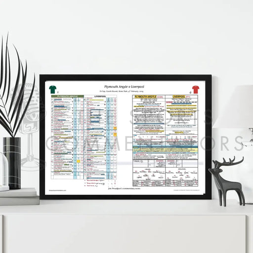FOOTBALL Plymouth Argyle v Liverpool FA Cup Fourth Round Home Park 9 February 2025. Jim Proudfoot. Picture Frames