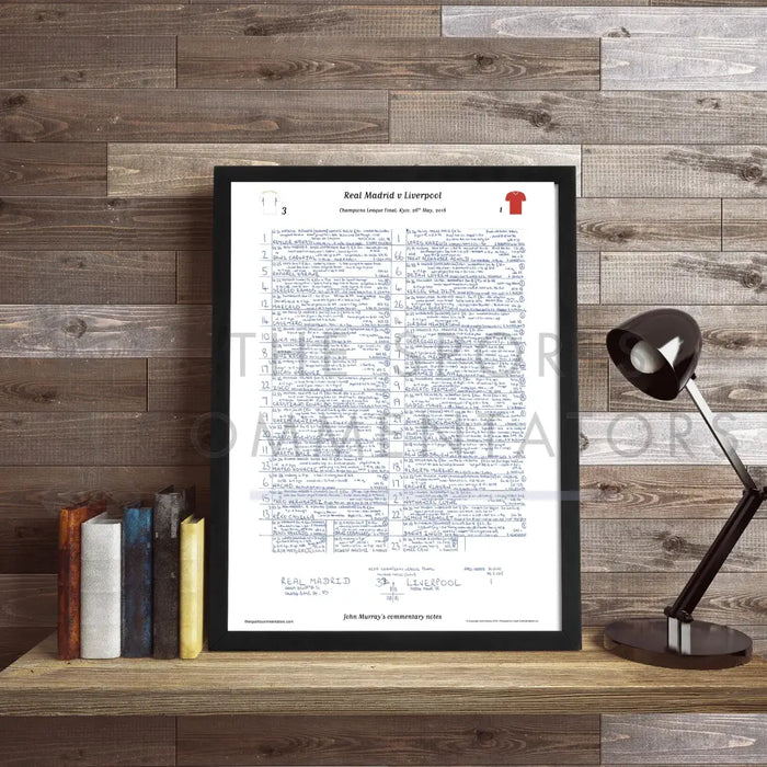 FOOTBALL Real Madrid v Liverpool Champions League Final Kyiv. May 26 2018. John Murray. Picture Frames