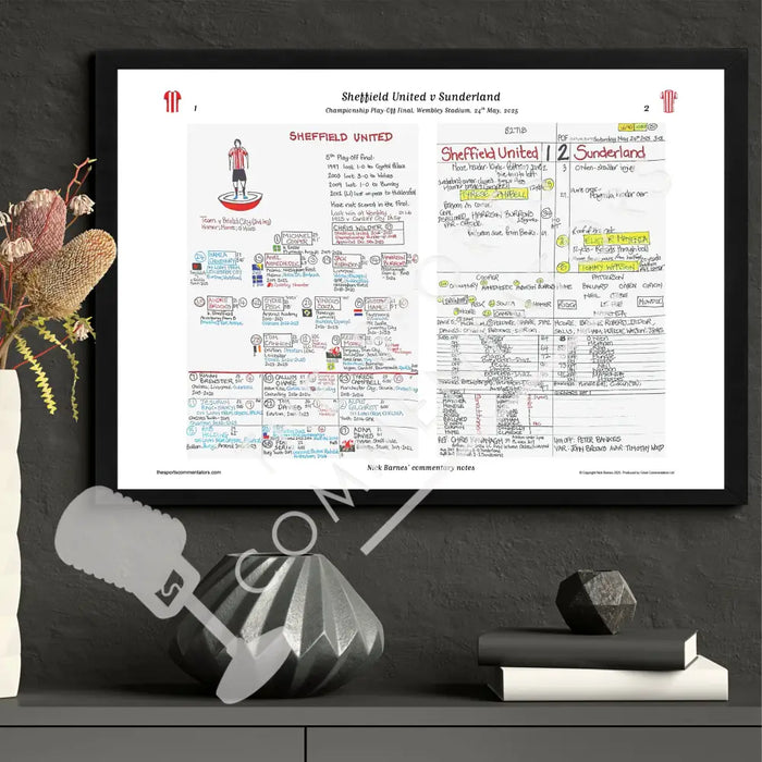 FOOTBALL Sheffield United v Sunderland. Championship Playoff Final. Wembley Stadium. 24 May 2025. Nick Barnes. Picture