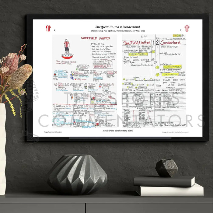 FOOTBALL Sheffield United v Sunderland. Championship Playoff Final. Wembley Stadium. 24 May 2025. Nick Barnes. Picture