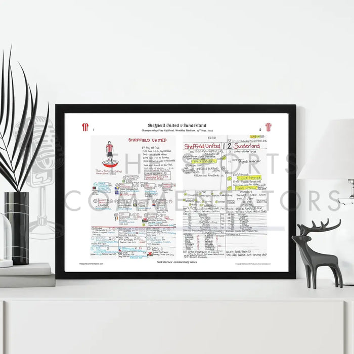 FOOTBALL Sheffield United v Sunderland. Championship Playoff Final. Wembley Stadium. 24 May 2025. Nick Barnes. Picture
