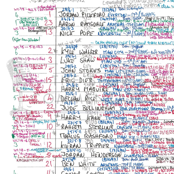 FOOTBALL Wales v England World Cup Group B Ahmad Bin Ali Stadium 29 November 2022. Peter Drury. Picture Frames