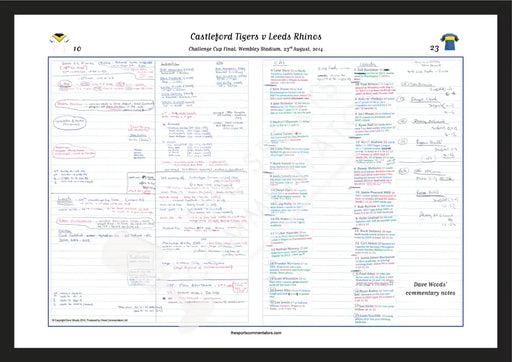 RUGBY LEAGUE 2014 Challenge Cup Final. Castleford Tigers v Leeds Rhinos. Wembley Stadium 23 August 2014. Dave Woods. A3