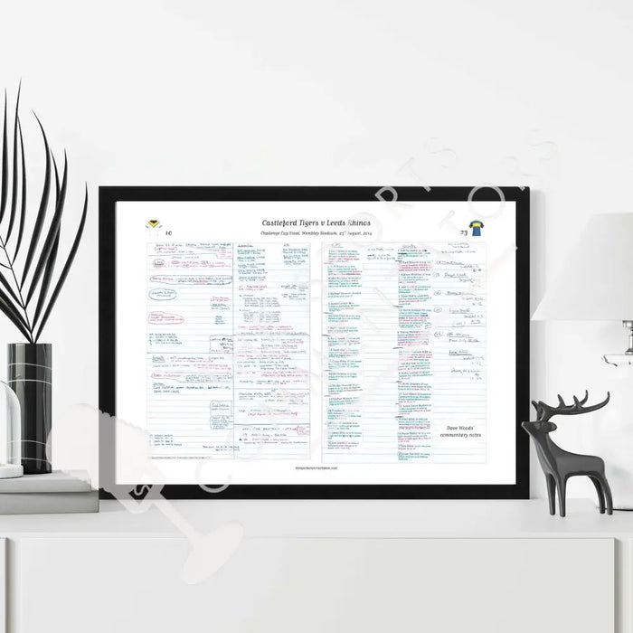 RUGBY LEAGUE 2014 Challenge Cup Final. Castleford Tigers v Leeds Rhinos. Wembley Stadium 23 August 2014. Dave Woods.