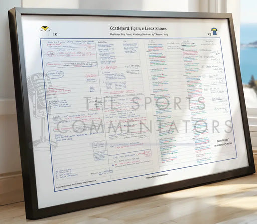 RUGBY LEAGUE 2014 Challenge Cup Final. Castleford Tigers v Leeds Rhinos. Wembley Stadium 23 August 2014. Dave Woods.