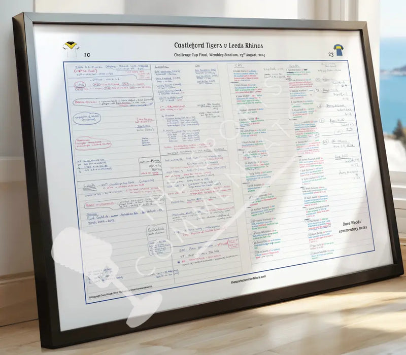 RUGBY LEAGUE 2014 Challenge Cup Final. Castleford Tigers v Leeds Rhinos. Wembley Stadium 23 August 2014. Dave Woods.