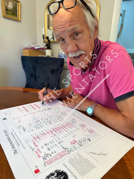 RUGBY UNION 1974 British Lions The Invincibles. Signed Limited Edition. Nigel Starmer-Smith. Picture Frames