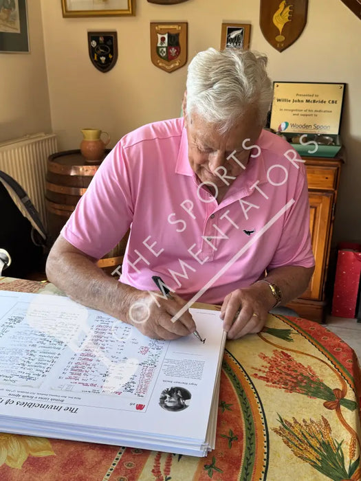 RUGBY UNION 1974 British Lions The Invincibles. Signed Limited Edition. Nigel Starmer-Smith. Picture Frames