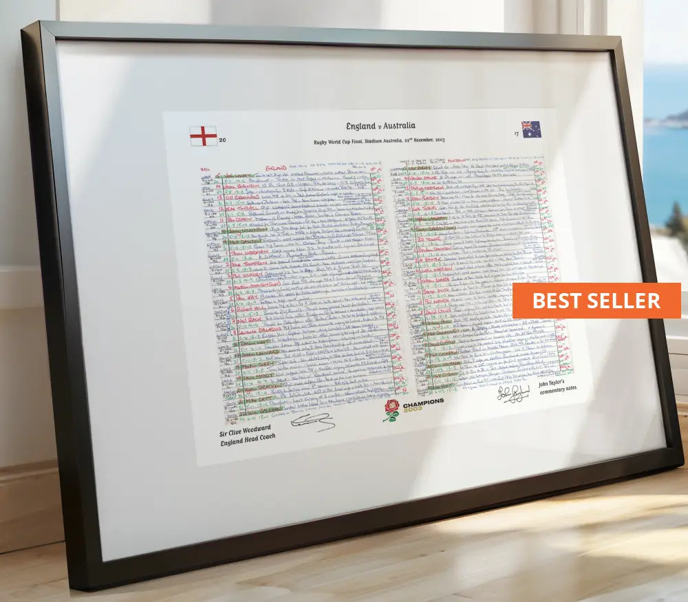 RUGBY UNION 2003 Champions Limited Edition. England v Australia Rugby World Cup Final Stadium Australia Sydney.