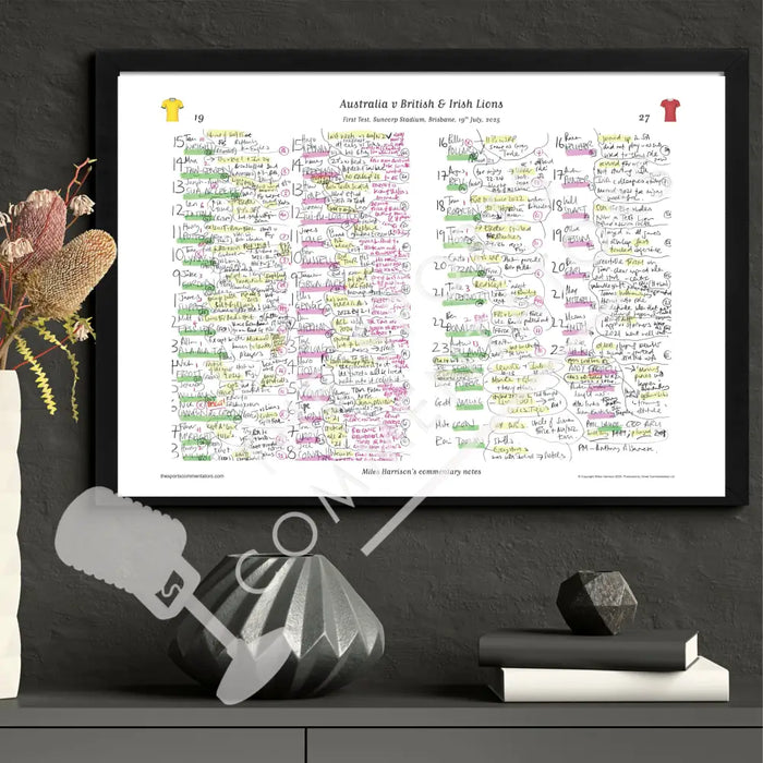 RUGBY UNION Australia v British & Irish Lions First Test Suncorp Stadium Brisbane. 19 July 2025. Miles Harrison.