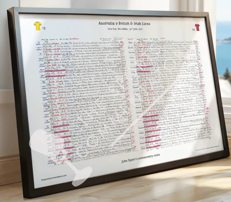 RUGBY UNION Australia v British & Irish Lions First Test The Gabba Brisbane. June 30 2001. John Taylor.