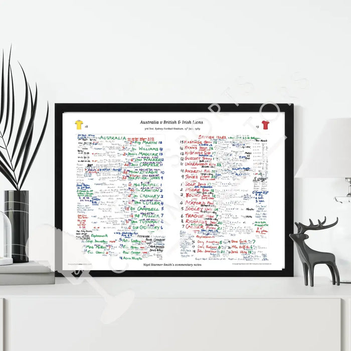 RUGBY UNION Australia v British & Irish Lions Lions Tour Third Test Sydney Football Stadium. July 15 1989. Nigel