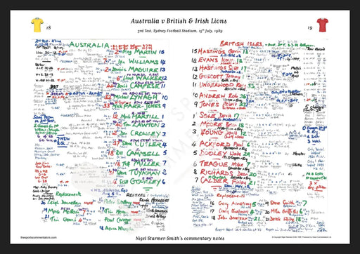 RUGBY UNION Australia v British & Irish Lions Lions Tour Third Test Sydney Football Stadium. July 15 1989. Nigel