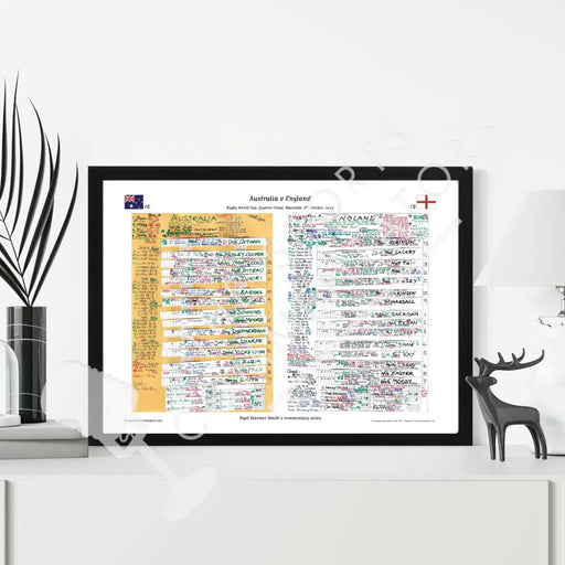 RUGBY UNION Australia v England Rugby World Cup Quarter Final Marseille. October 6 2007. Nigel Starmer-Smith. Picture