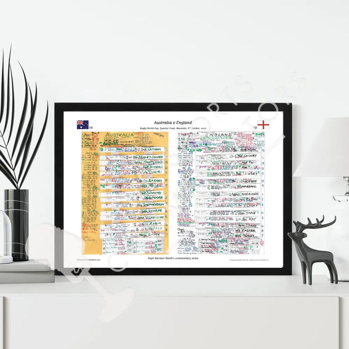 RUGBY UNION Australia v England Rugby World Cup Quarter Final Marseille. October 6 2007. Nigel Starmer-Smith. Picture