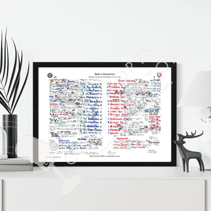 RUGBY UNION Bath v Gloucester Pilkington Cup Final Twickenham London. May 5 1990. Nigel Starmer-Smith.