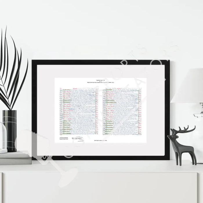 RUGBY UNION *Clive Woodward Signed Limited Edition* England v Australia Rugby World Cup Final Stadium Australia Sydney.