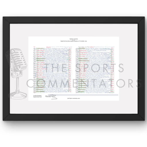 RUGBY UNION *Clive Woodward Signed Limited Edition* England v Australia Rugby World Cup Final Stadium Australia Sydney.