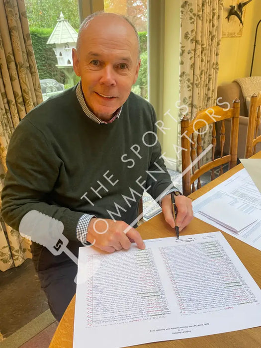 RUGBY UNION *Clive Woodward Signed Limited Edition* England v Australia Rugby World Cup Final Stadium Australia Sydney.