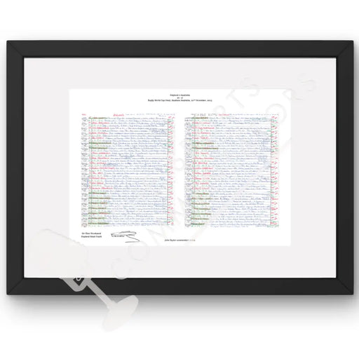 RUGBY UNION *Clive Woodward Signed Limited Edition* England v Australia Rugby World Cup Final Stadium Australia Sydney.