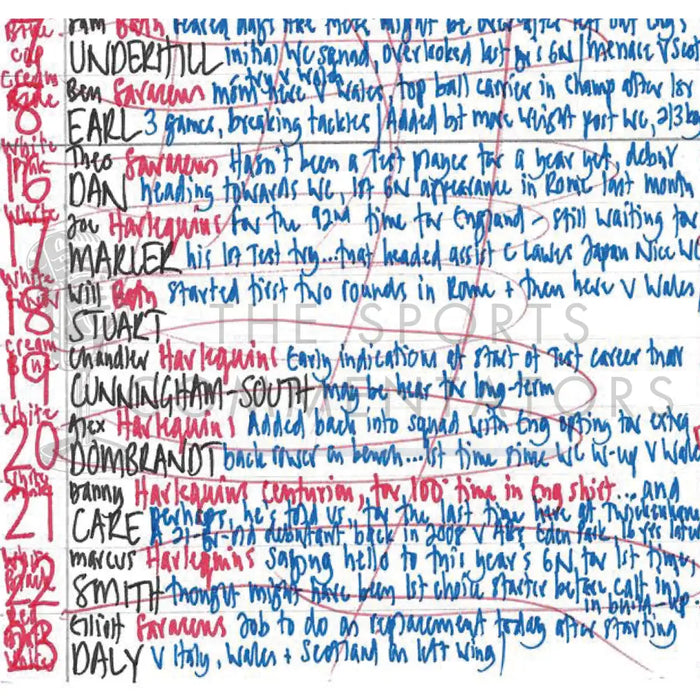 RUGBY UNION *Danny Care 100 Cap Limited Edition* England v Ireland Six Nations Twickenham London. March 9 2024. Nick