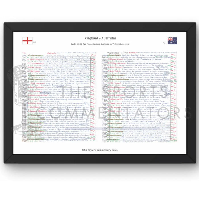 RUGBY UNION England v Australia Rugby World Cup Final Stadium Australia Sydney. November 22 2003. John Taylor. A3