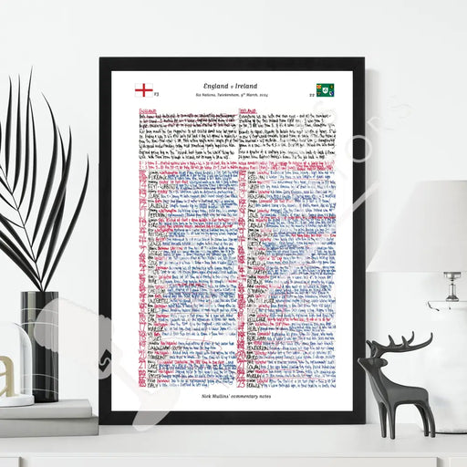 RUGBY UNION England v Ireland Six Nations Twickenham London. March 9 2024. Nick Mullins.