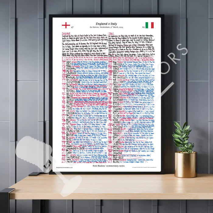 RUGBY UNION England v Italy Six Nations Twickenham London. March 9 2025. Nick Mullins.