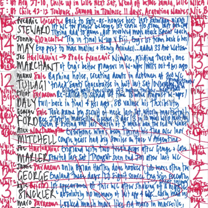 RUGBY UNION England v Japan Rugby World Cup Stade de Nice Nice. September 17 2023. Nick Mullins. Picture Frames