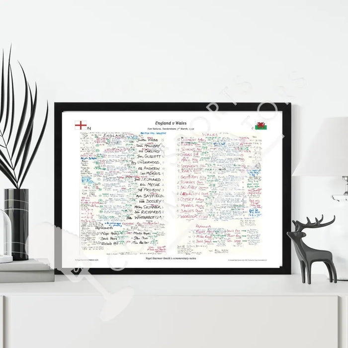 RUGBY UNION England v Wales Five Nations Twickenham London. March 7 1992. Nigel Starmer-Smith.