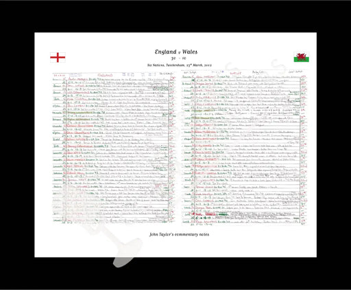 RUGBY UNION England v Wales Six Nations Twickenham London. March 23 2002. John Taylor.