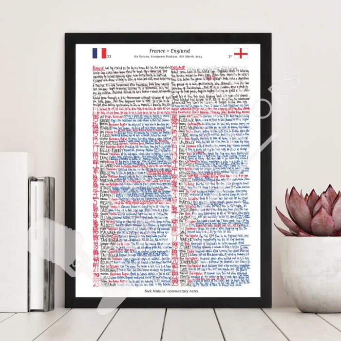 RUGBY UNION France v England Six Nations Groupama Stadium Lyon. March 16 2024. Nick Mullins.